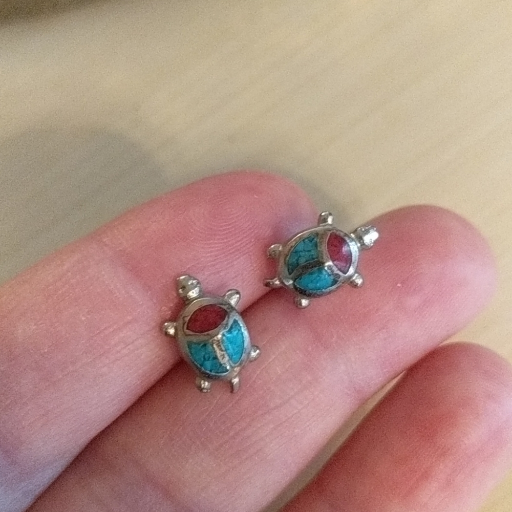Turtle Studs - image 1